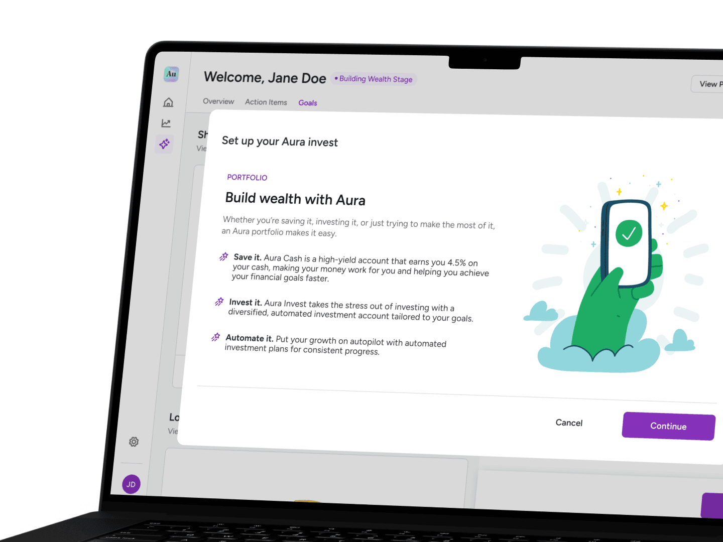 Aura Finance interactions